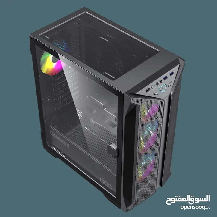 كيس جيمنغ فارغ احترافي جيماكس تجميعة  Gamemax Gaming Case Brufen C1 ARGB