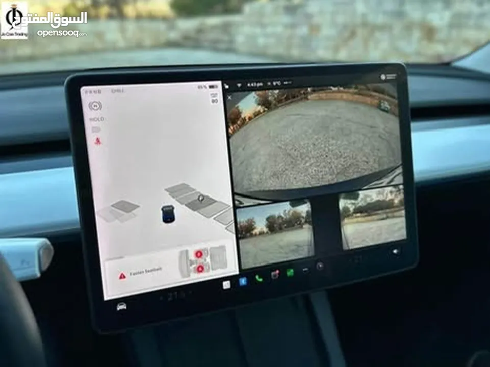 Tesla model 3 long range dual motor 2021 540km  Autoscoure B+ السعر 21000 قابل للتفاوض بعد المعاينة