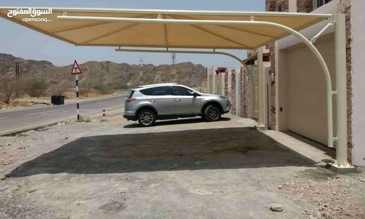 مظلات سيارات في مسقط .car parking shades
