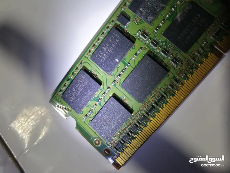 حبيتين رام لابتوب Ram DDR3 1600MHz للبيع (2GB+2GB)