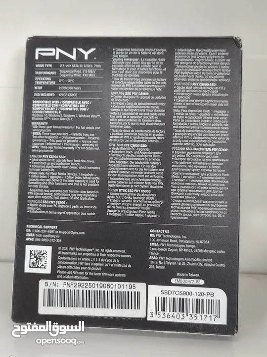 PNY CS900 120GB SSD (Brand New)