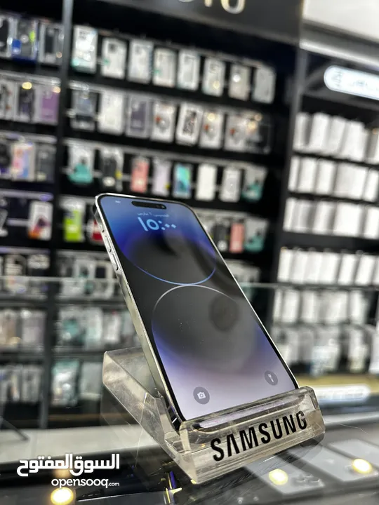 iPhone 14 Pro Max 256GB بطارية 87% وكالة الجهاز مش مفتوح ولا مغير فيه اشي الجهاز مكفول متوفر توصيل