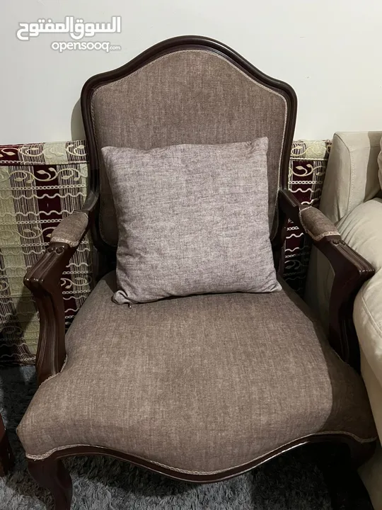 كورنر وطقم كنب مصري  كلاسيك وطقم كنب فخم ابيض
