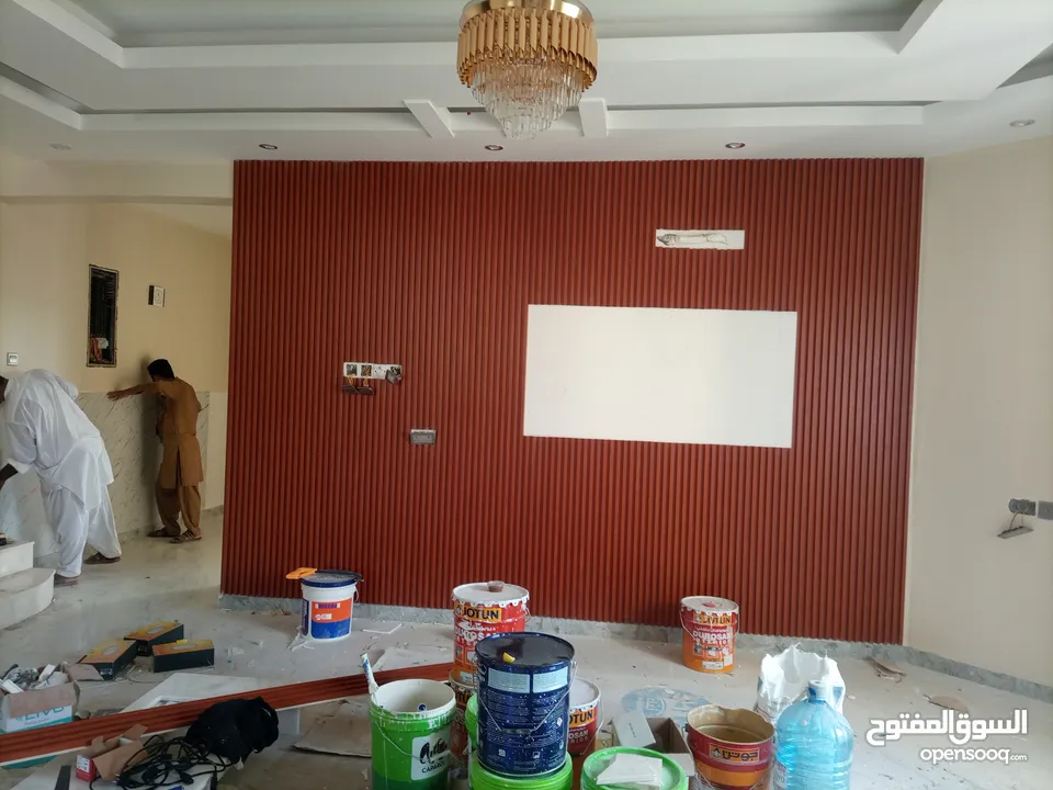 gypsum decor and paint maintains etc.