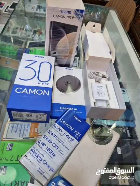 جهاز جديد بالكرتونة Kamon 30S pro رام 16 جيجا 256 مكفول سنة متوفر توصيل