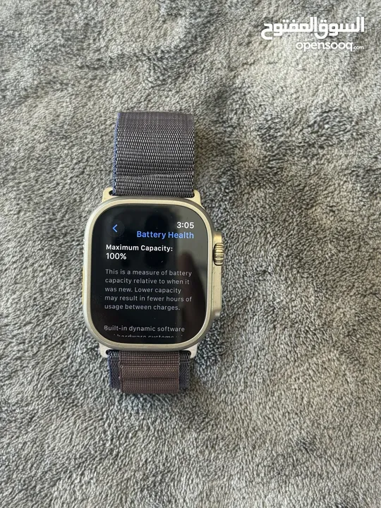 Apple watch Ultra 2 battery 100%