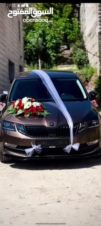 سكودا أوكتاڤيا 2019 للبيع لون بني دفع امامي السيارة ماطور 2000 بنزين عداد ديجيتال بصمة شاشة