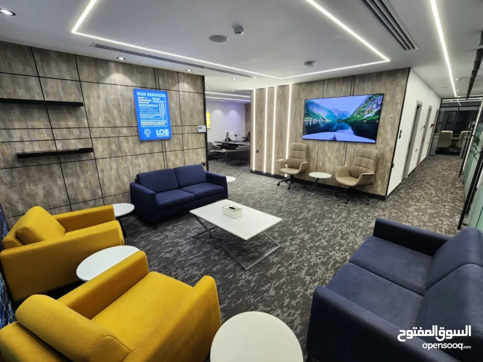 مكتب فخم للإيجار أو البيع