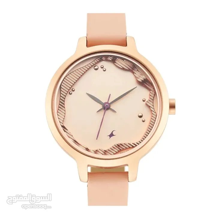 Fastrack 6260WL02 Beige Leather Analog Women’s Watch – Elegant & Trendy Uptown Retreat Collection