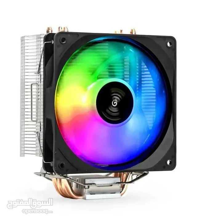 مبرد هوائي احترافي ملون للمعالجات COOL STORM T400 RGB CPU COOLER FOR INTEL LGA1700 - AMD
