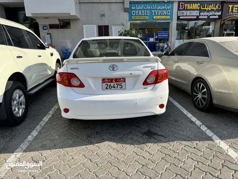 Toyota corolla 1.6 LXI 2010 GCC very less used