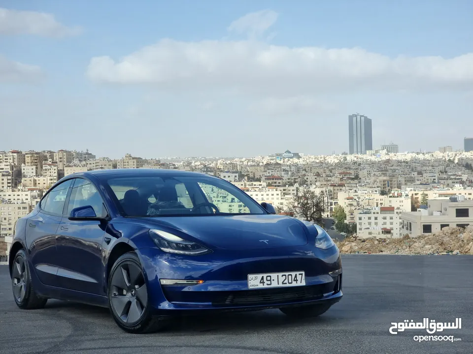 TESLA MODEL 3 2022 LONGRANGE DUALMOTOR 550KM جمرك الأسبوع الماضي