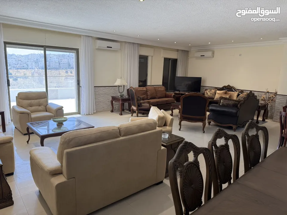 شقة مفروشة للإيجار furnished apartment in abdoun for rent