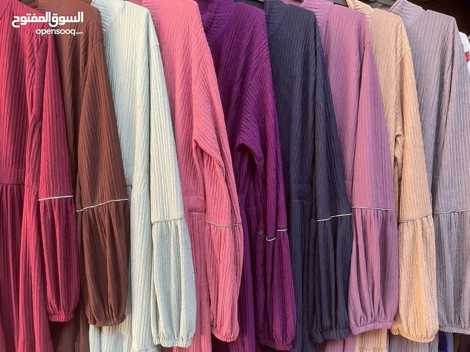 عبايه ستاتي خامه الين المشفر فري سايز بااجمل ألوان