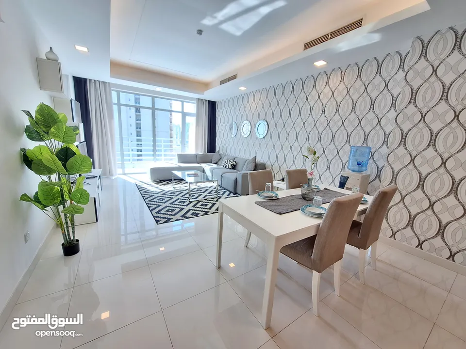 Ultra-Modern  Large Balcony I Pool & Gym  Super Beautiful Fully Furnished.