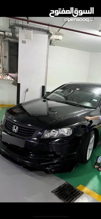 Honda accord 2008 هوندا اكورد موديل  لون اسود ممشى 378k