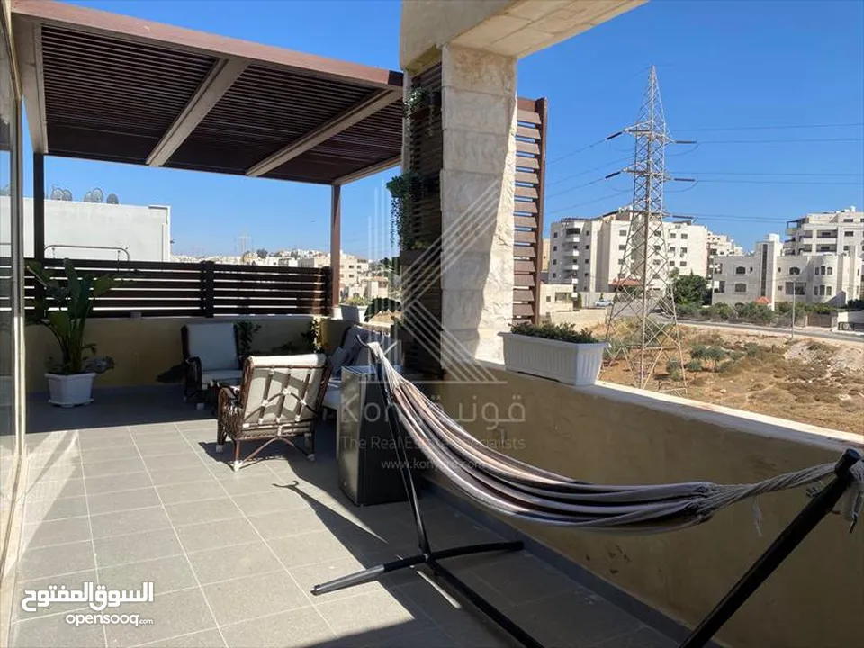 شقة مميزة للبيع في عمان - البنيات - طابق ثالث مع روف