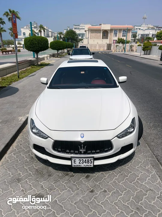 LIKE NEW - 2015 Maserati Ghibli SQ4 3.0L GCC Spec - 107k km