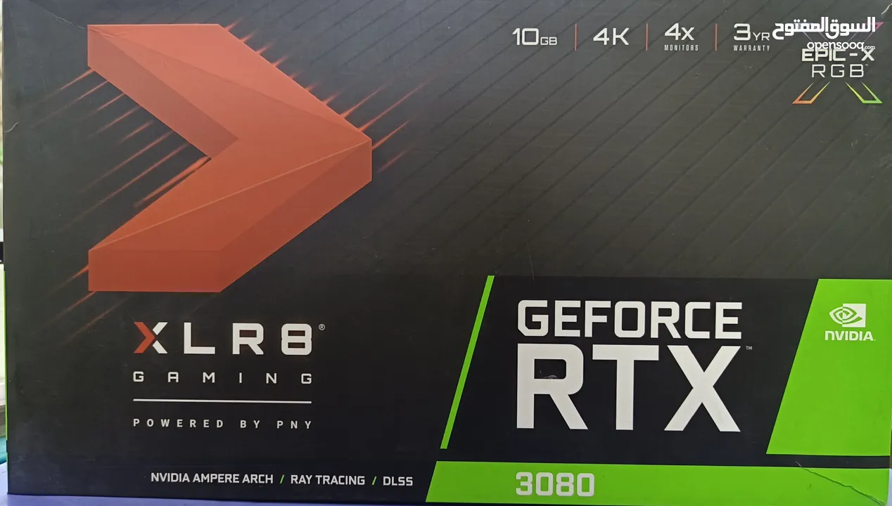 كارت شاشة NViDiA Gforce RTX3080 PNY XLR8 10GB