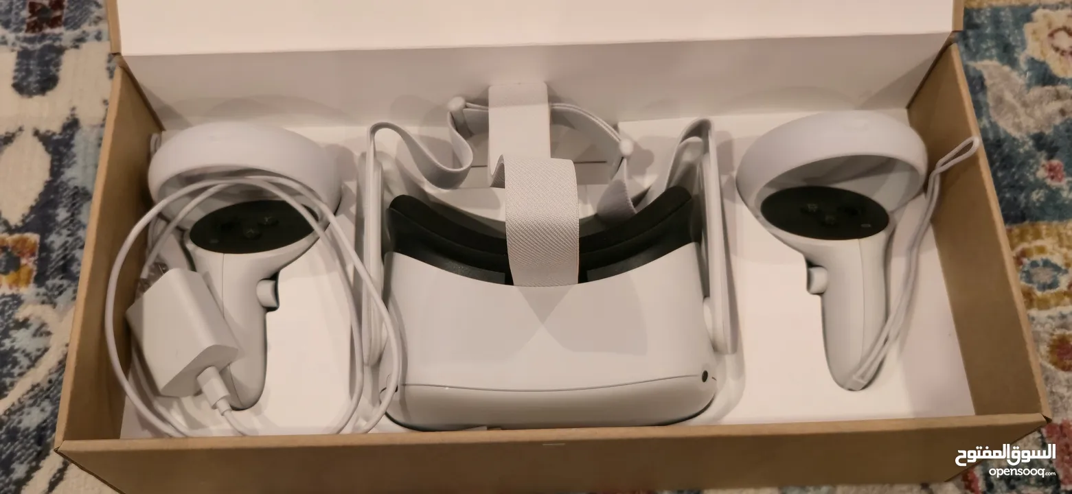 استخدام مرة واحدة مع كفالة اكسايت الغانم VR Meta quest 2 256GB