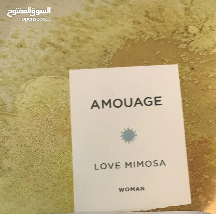 عطر امواج love mimosa اصلي و شمعة امواج اصلية مع بعض ب 80 ريال فقط