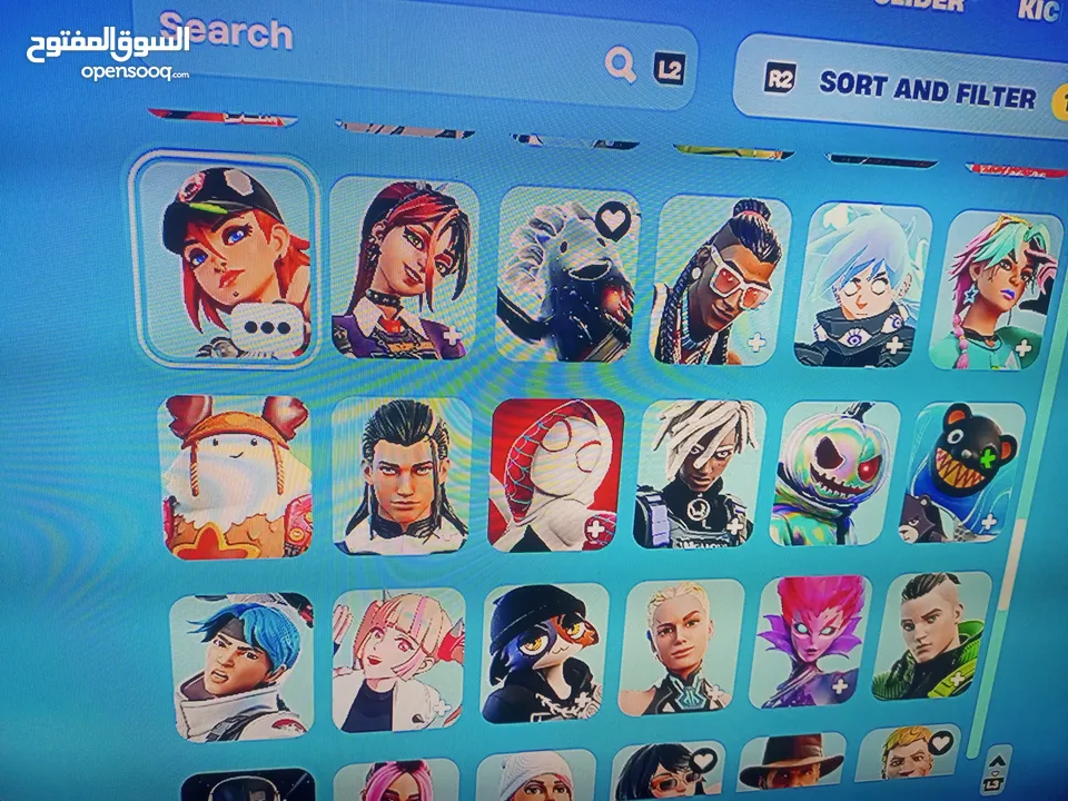حساب فورت من السيزون x مدفوع عليه اثر من 300......