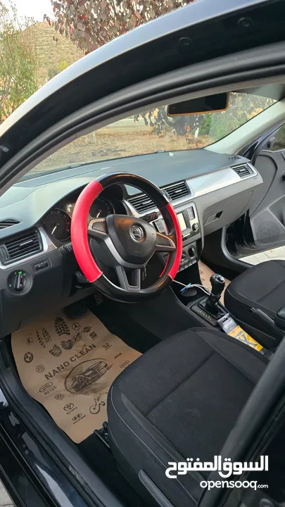سكودا رابيد بحالة الوكالة ايد (0) ماتور 1400 بنزين تيربو احلا من الصور يطرح البركه لصاحب النصيب