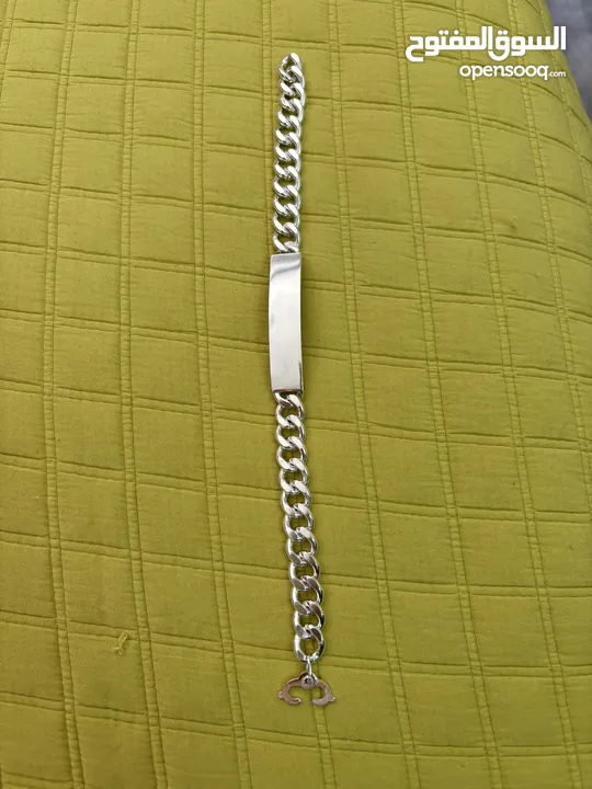 Sterling silver bracelet unisex اسواره فضه اصلي غير مستعملة - اطلاقا