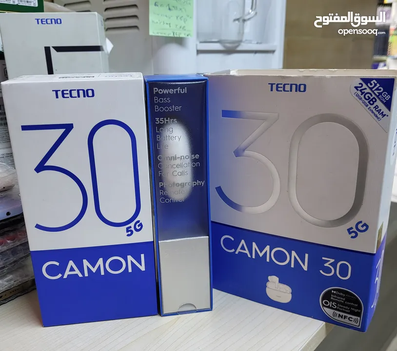 مستعمل ايام Kamon 30 5G رام 16 جيجا 512 مكفول بالشركة أغراضة والكرتونه الأصلية متوفر توصيل