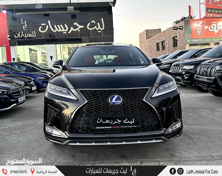 لكزس آر اكس اف سبورت 2020 Lexus RX450h Hybrid F Sport Package