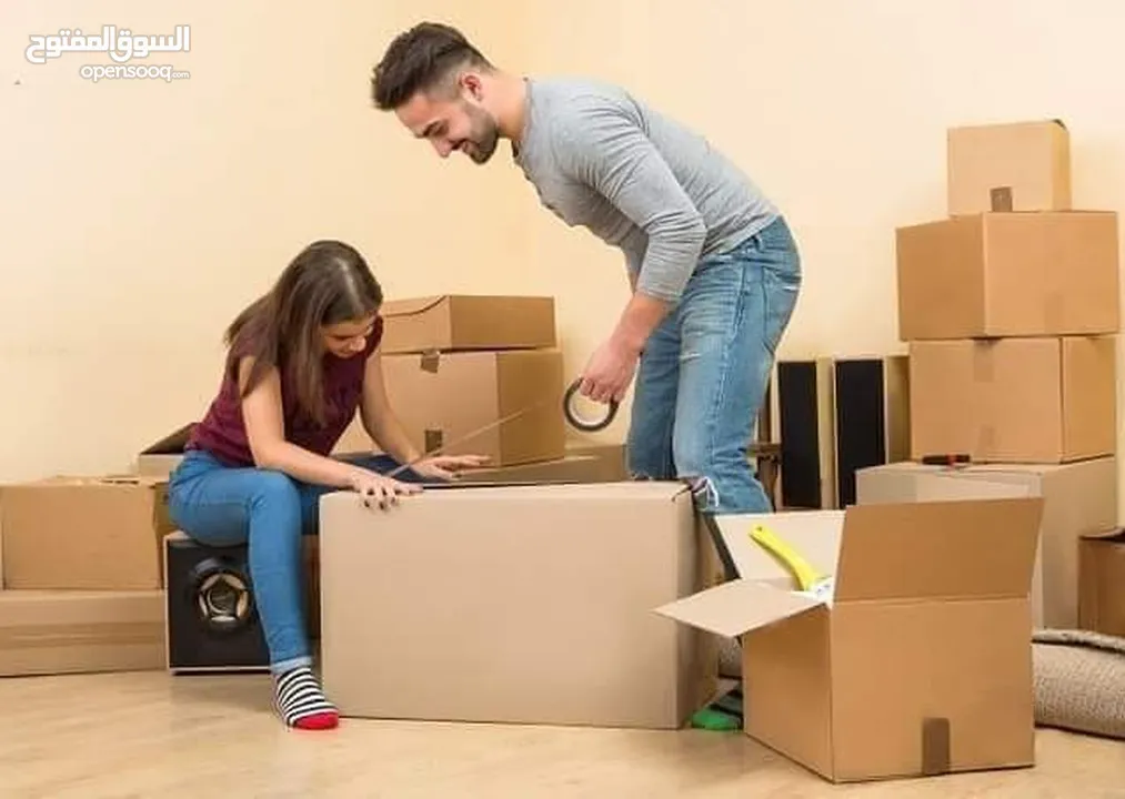 كراتين للبيع للشحن والنقل المفروشات المنزلية وتغليف كرتون قوى جدان لرحيل