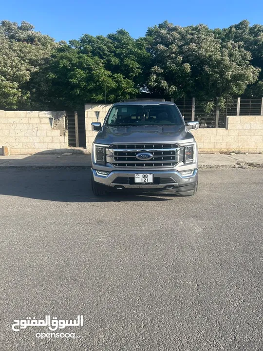 FORD F-150 2021 Lariat  Hybrid POWER-BOOST  فورد f150 بحال الوكاله- بدون الرقم