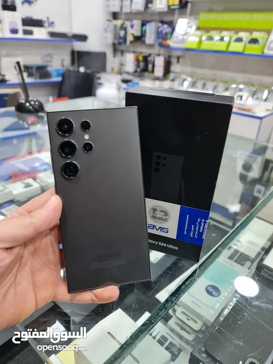 سامسونج S24 ultra 256 GB كفالة BMS بحالة الجديد