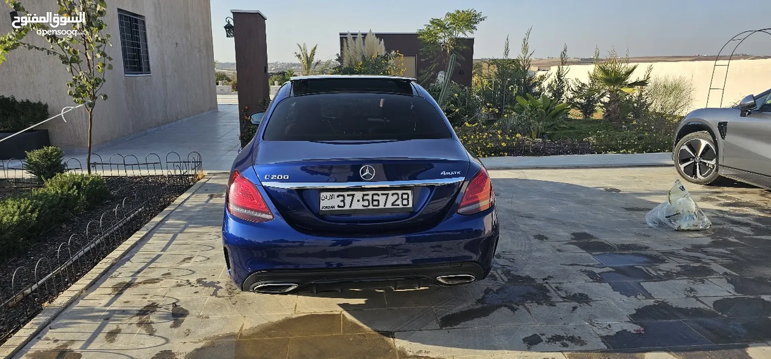 مرسيدس سي 200 AMG + 4Matic + Night Package موديل 2019 مواصفات خاصة ولون مميز Mercedes C200 year 2019