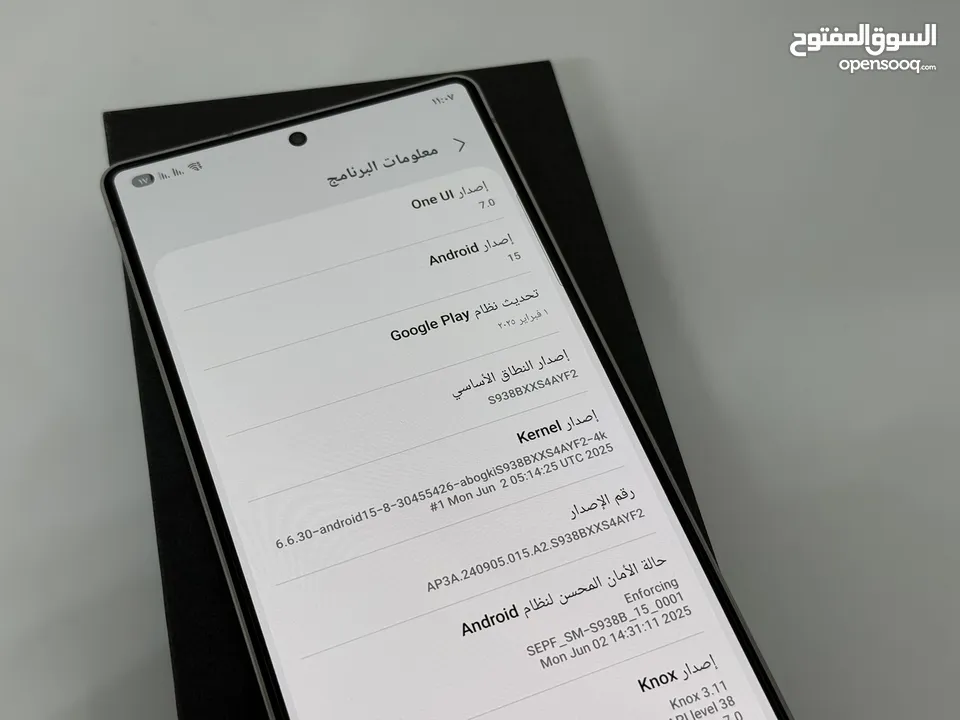 Samsung Galaxy S25 Ultra استخدام أيام مع كفر الشركة بحالة الشركة