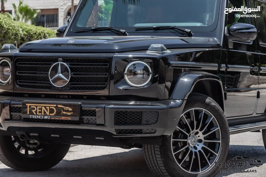 Mercedes G500 2024 Amg kit Night Package   السيارة وارد و كفالة الشركة و قطعت مسافة 2,000 كيلو