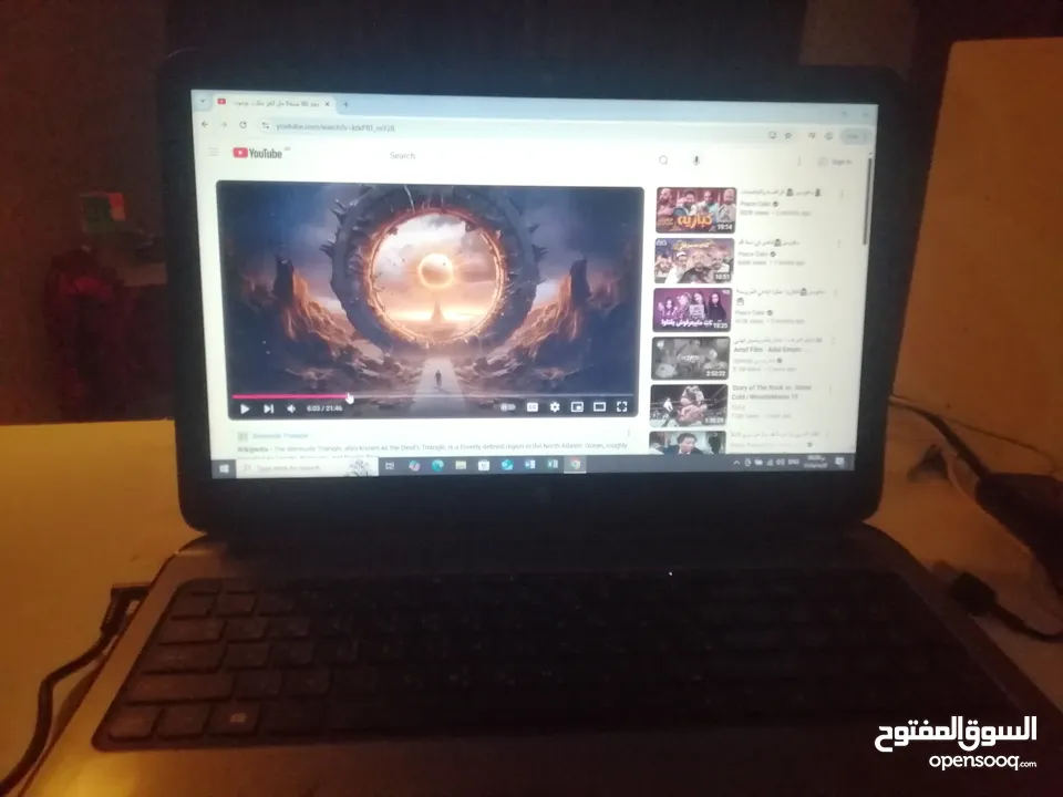 لابتوب hp مستعمل شغال 100٪