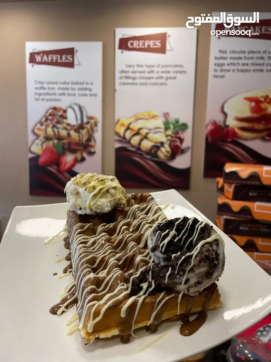 شيف كريب ووافل وعصائر(تدريب وافتتاح محلات)