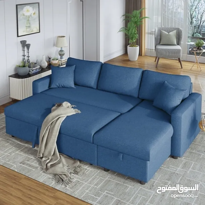 Brand new L shape sofa cum bed with storage for sale