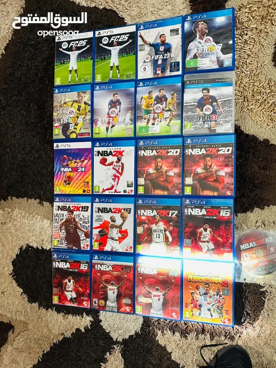 سيديات ألعاب بلاسيتشن 5/4