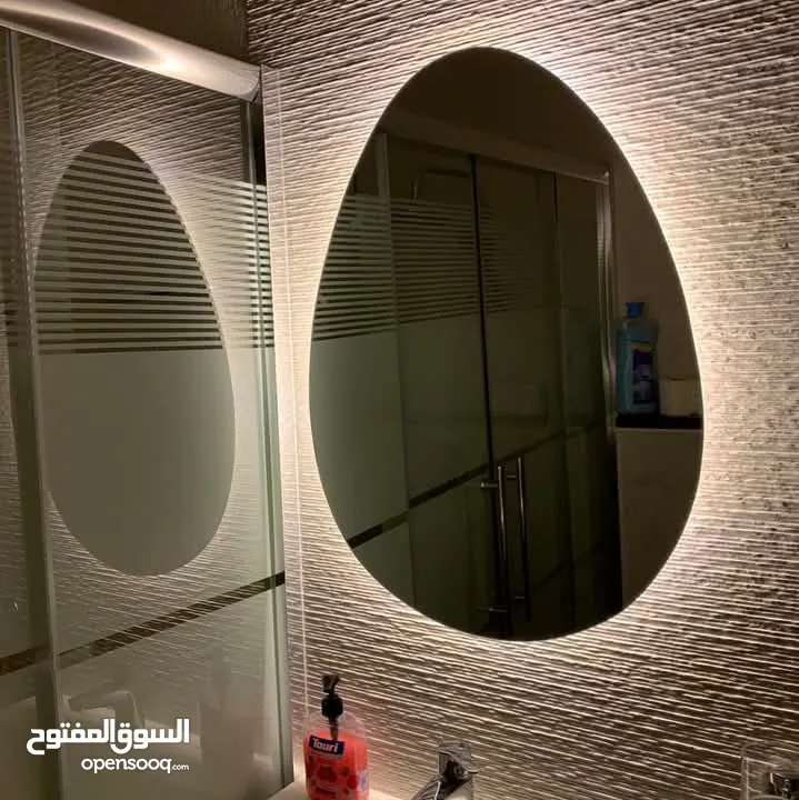 12 دينار مرايا مغاسل مضيئه  عرض حتى نفاذ الكمية  موقعنا عمان القويسمة