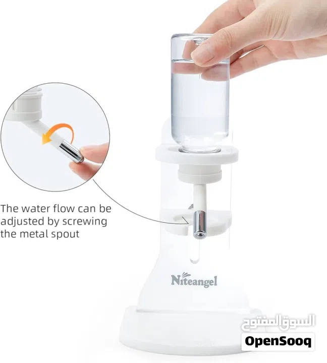 Hamster wheel and water bottle