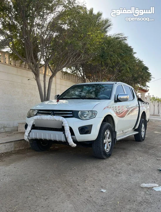 متسوبيشي l200 2012 فحص كامل 7 جيد دهان وخط الشركه