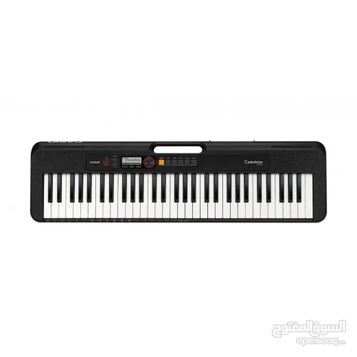 Casio CTS-200 Portable Keyboard, Black Color, 61 Keys مسكر بالكرتونه