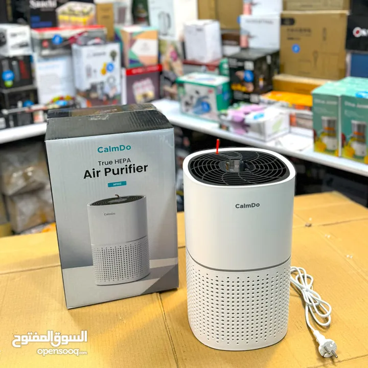 جهاز التنقية CalmDo AP002 HEPA الأقوى في العالم بخاصية تنظيف الفلتر لاعناء بعد اليوم