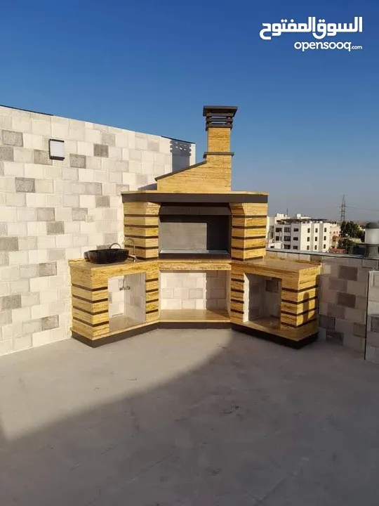 معلم بليط تسليم هندسي تجديد حمامات بأحدث طراز تنفيذ شلالت وبربكيو .فير بلس غاز +فير بليس حطب زرب