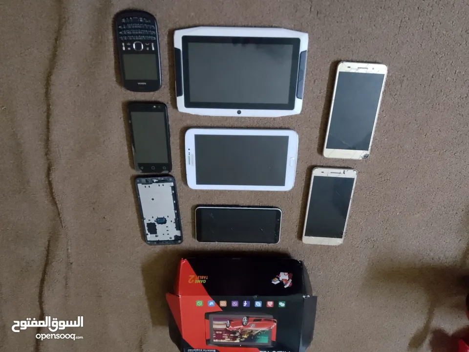 خلويات وتابات للبيع قطع