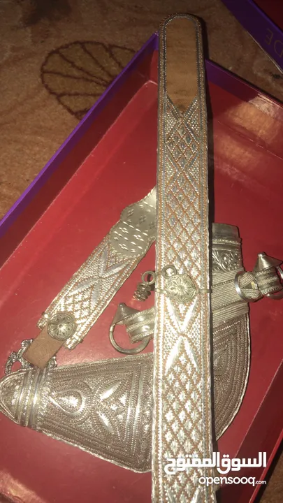 خنجر صوري قرن زراف هندي جميلة جدا كشخة وهيبه لما تلبسها