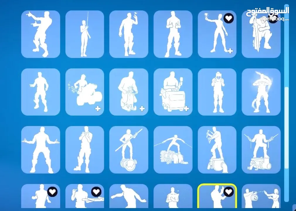 حساب فورت نايت للبيع بسعرر حرققققق  من الشابتر الثاني السيزون الرابع مشحون فيه 2 باتل باس