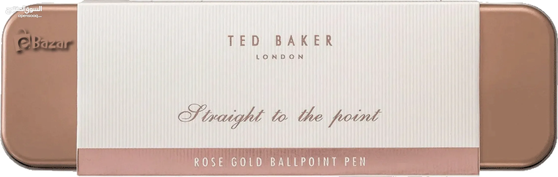 قلم تيد بيكر بالذهب الوردي / Ted Baker Rose Gold Pen